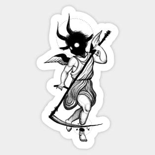 Baby Satan got hurt Sticker